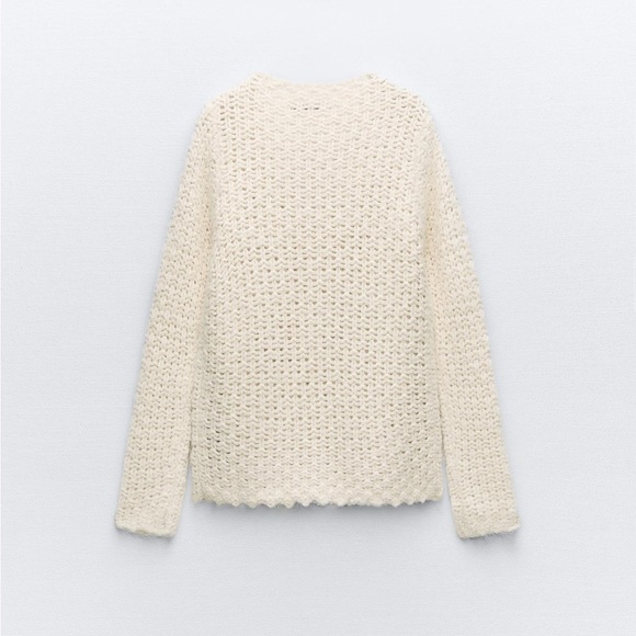 ZARA STRUCTURED KNIT CARDIGAN - Picture 5 of 9